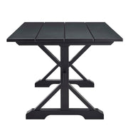 Modway Windchime 71" Dining Table, Black - EEI-4579-BLK