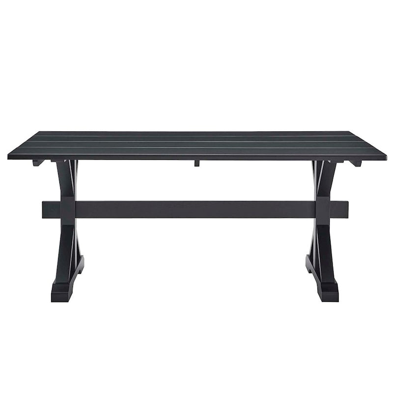 Modway Windchime 71" Dining Table, Black