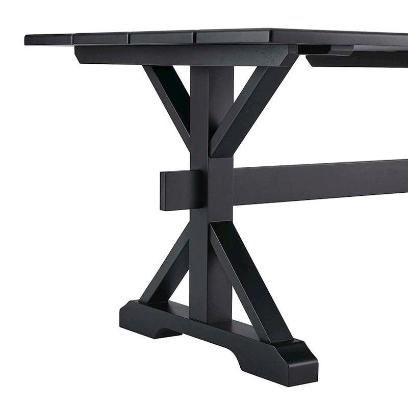 Modway Windchime 71" Dining Table, Black