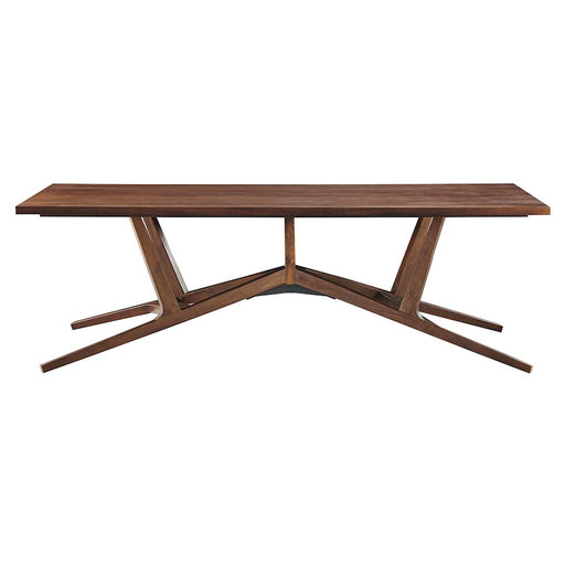 Modway Victor 95" Dining Room Table, Walnut