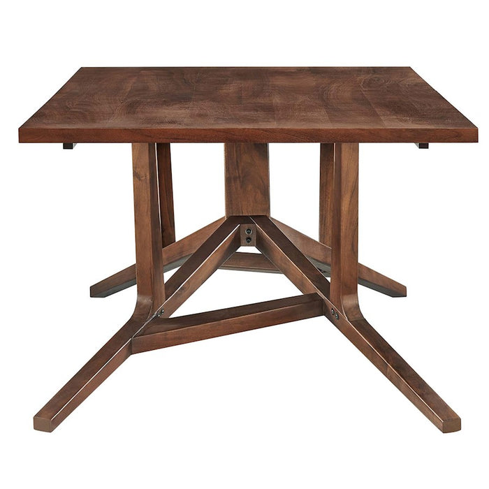 Modway Victor 95" Dining Room Table, Walnut