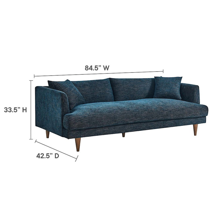 Modway Zoya Sofa, Navy Fabric