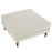 Modway Zoya Ottoman, Ivory