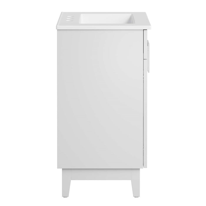 Modway Miles 24" Bathroom Vanity, White - EEI-6482-WHI-WHI