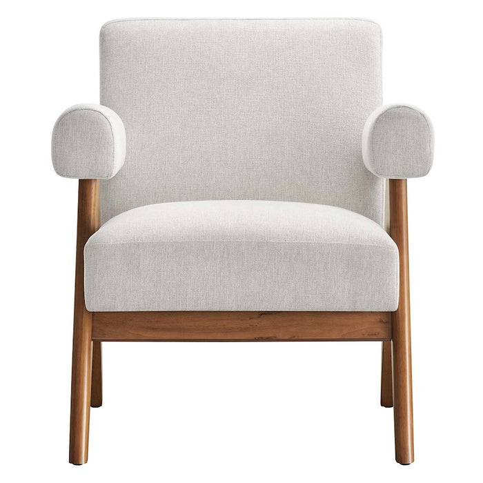 Modway Lyra Fabric Armchair, Ivory