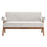 Modway Lyra Fabric Loveseat, Ivory