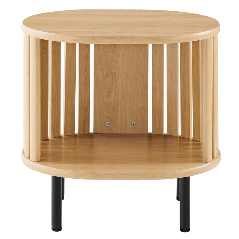 Modway Fortitude Side Table, Oak