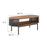 Modway Fortitude Coffee Table, Walnut/Black