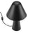 Modway Jovial Metal Mushroom Table Lamp, Black