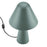 Modway Jovial Metal Mushroom Table Lamp, Green