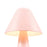 Modway Jovial Metal Mushroom Table Lamp, Pink