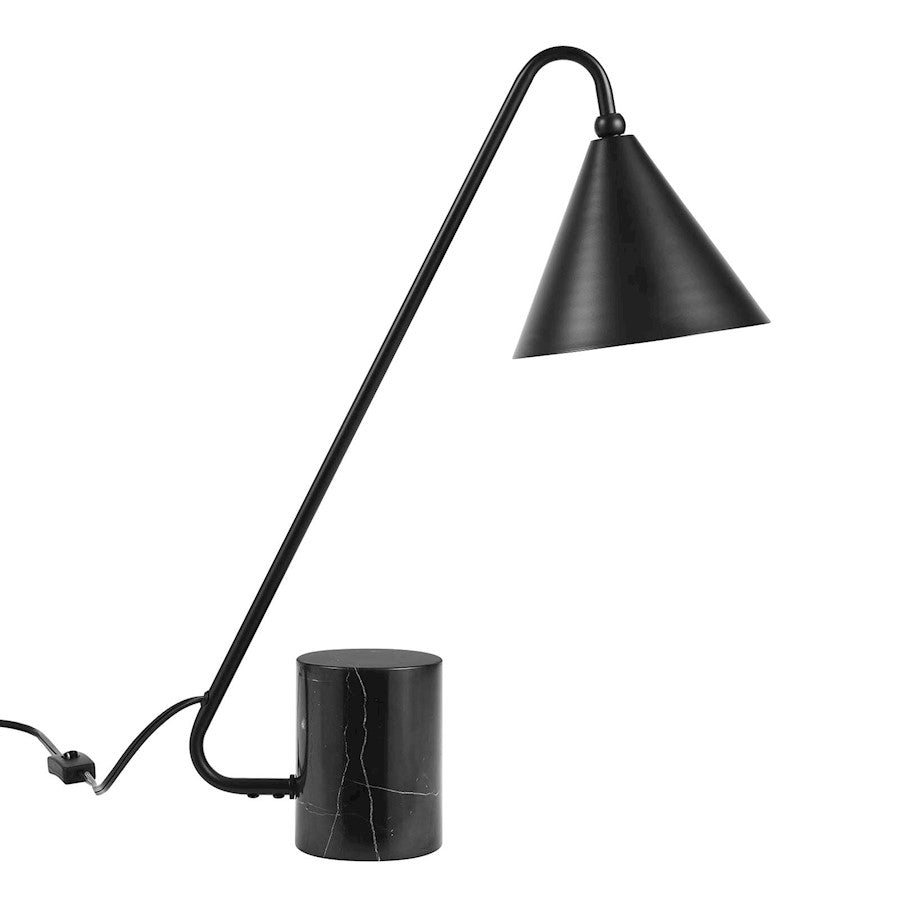 Modway Ayla Marble Base Table Lamp, Black - EEI-6530-BLK