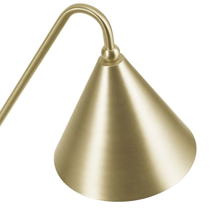 Modway Ayla Marble Base Table Lamp, Satin Brass