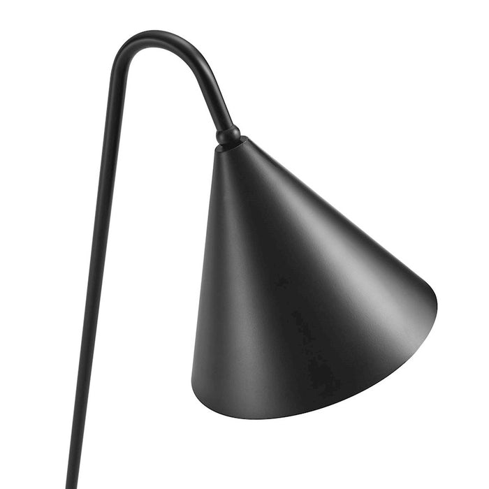 Modway Ayla Marble Base Floor Lamp, Black