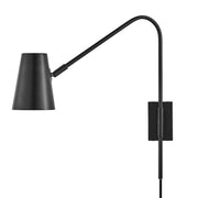 Modway Faye Metal Wall Sconce, Black - EEI-6532-BLK