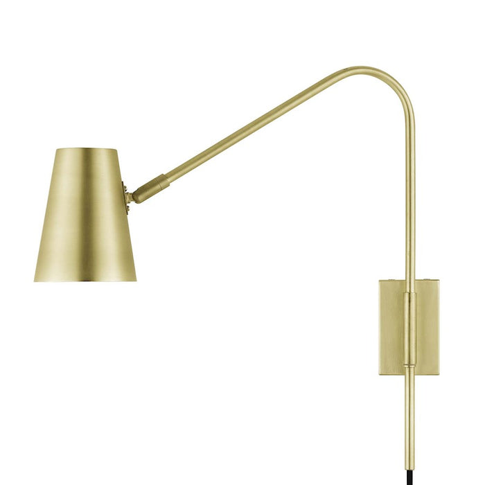 Modway Faye Metal Wall Sconce, Satin Brass - EEI-6532-SBR