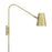 Modway Faye Metal Wall Sconce, Satin Brass