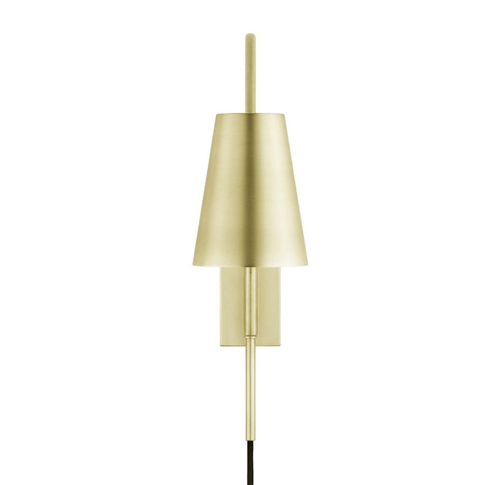 Modway Faye Metal Wall Sconce, Satin Brass