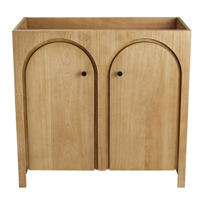 Modway Appia 36" Bathroom Vanity Cabinet, Oak