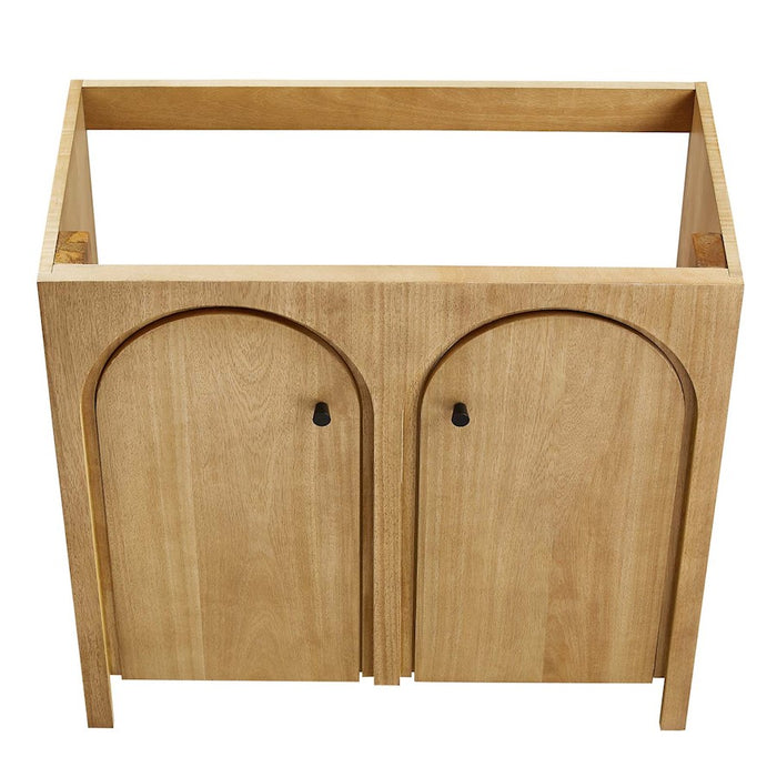 Modway Appia 36" Bathroom Vanity Cabinet, Oak