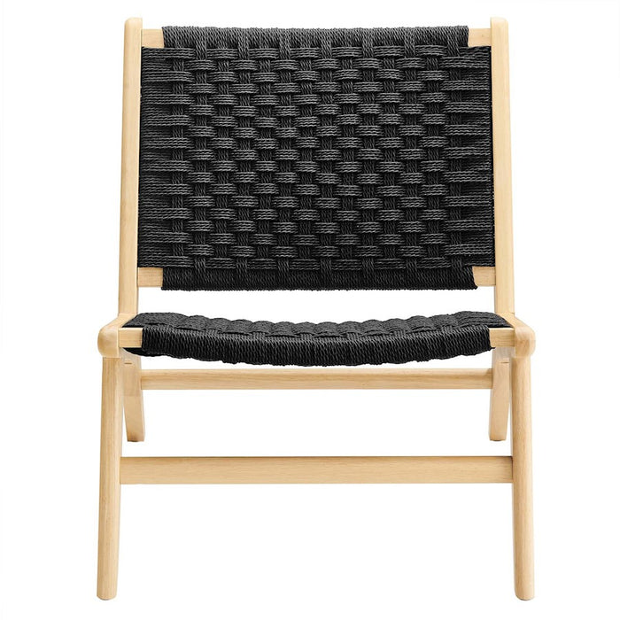 Modway Saoirse Lounge Chair, Natural Black