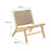 Modway Saoirse Lounge Chair, Natural