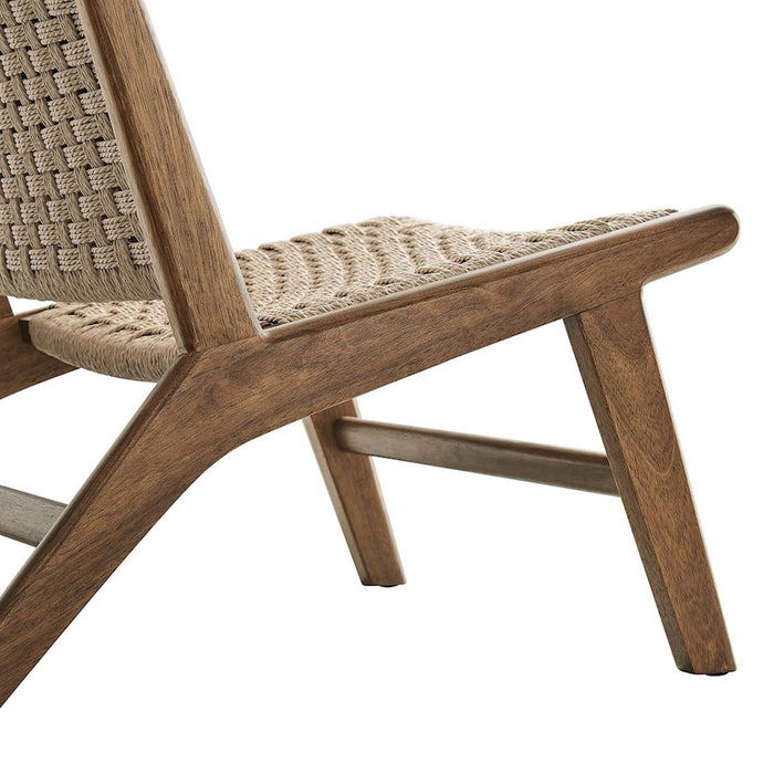 Modway Saoirse Lounge Chair, Walnut/Natural