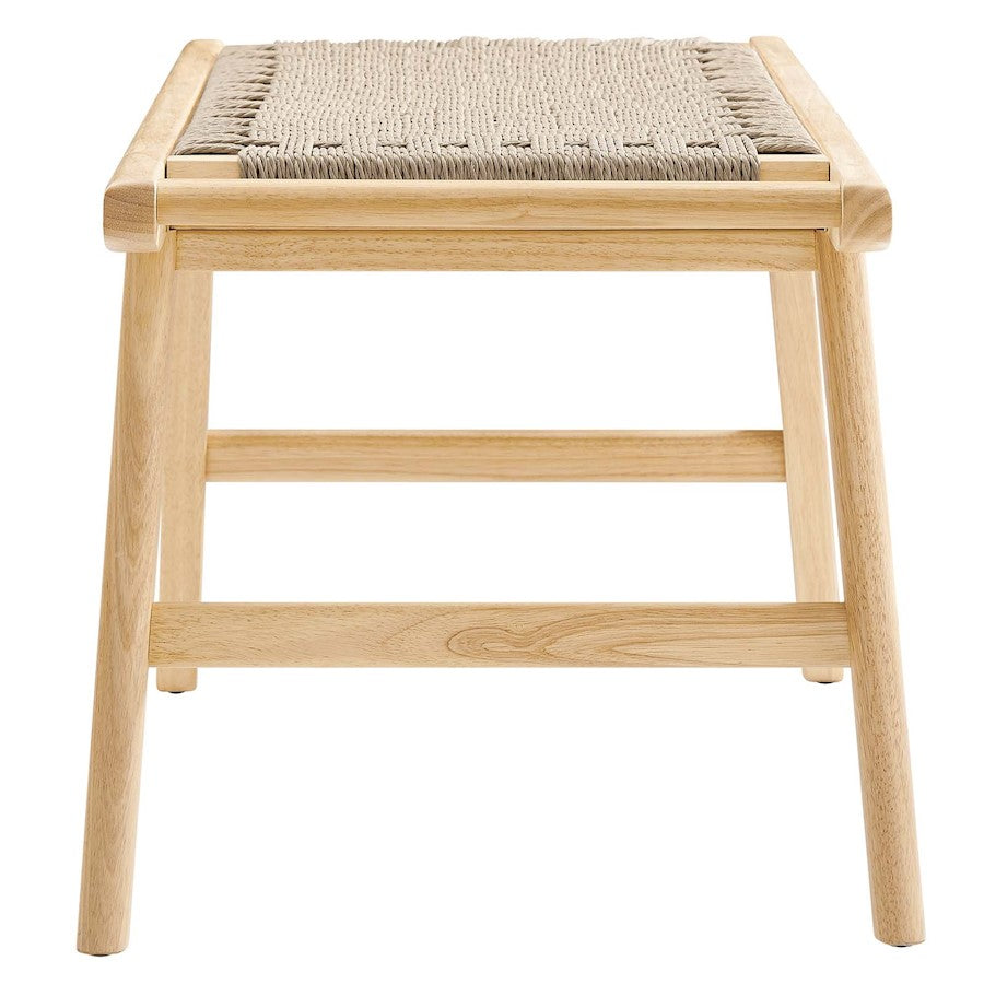 Modway Saoirse 47" Wove Rope Bench, Natural - EEI-6552-NAT-NAT