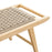 Modway Saoirse 47" Wove Rope Bench, Natural