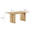 Modway Amistad 72" Dining Table/Bench Set, Oak