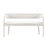 Modway Pinnacle Velvet Accent Bench, Ivory