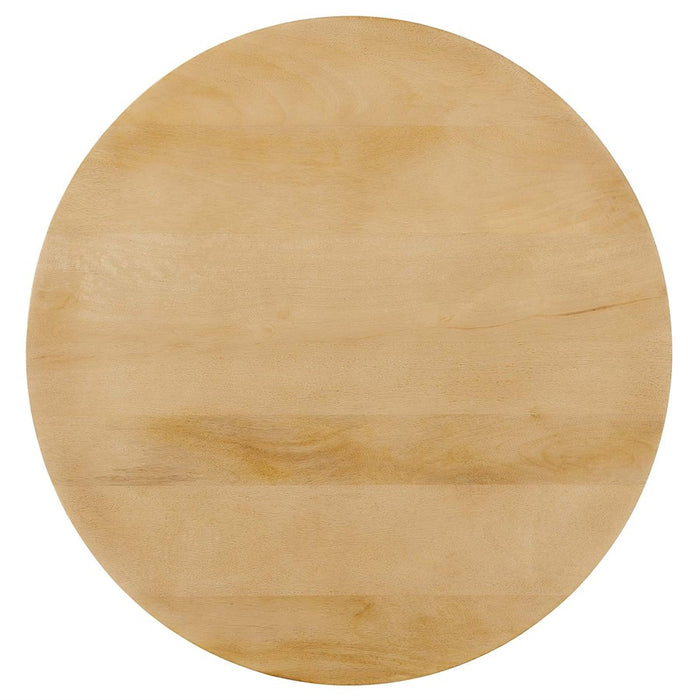 Modway Lina Round Side Table, Oak