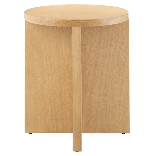 Modway Silas Round Side Table, Natural - EEI-6579-NAT