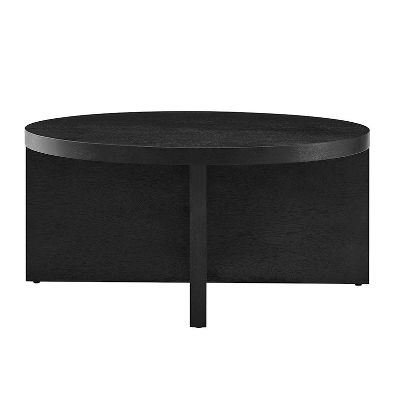 Modway Silas Round Coffee Table, Black - EEI-6580-BLK