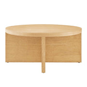 Modway Silas Round Coffee Table, Natural - EEI-6580-NAT