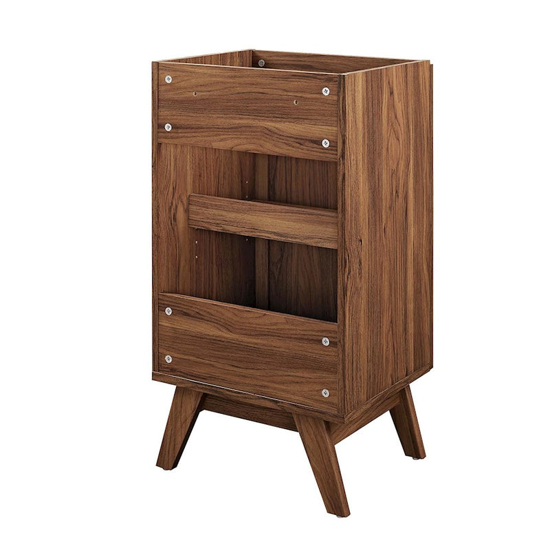 Modway Soma 18" Bathroom Vanity Cabinet, Walnut