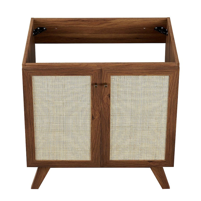 Modway Soma 30" Bathroom Vanity Cabinet, Walnut