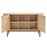 Modway Fortitude 59" Oval Sideboard, Oak