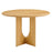 Modway Rivian Round 48" Dining Table, Oak