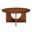 Modway Rivian Round 34" Coffee Table, Walnut - EEI-6594-WAL