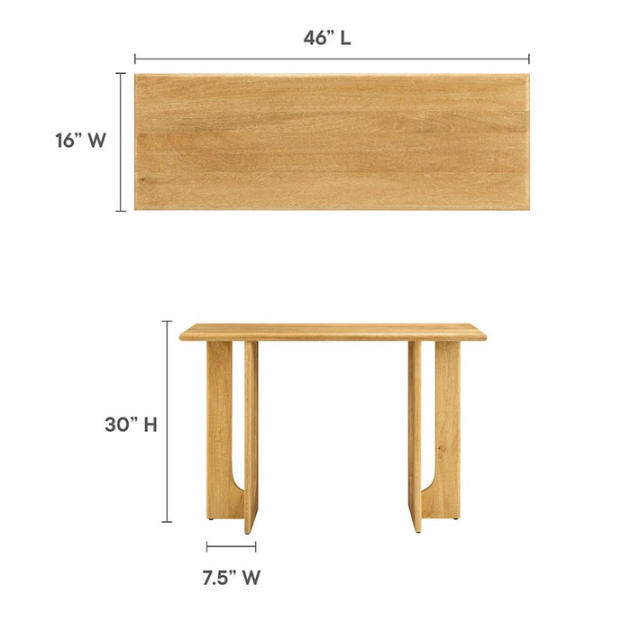 Modway Rivian 46" Console Table, Oak