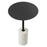 Modway Lyric Round Side Table, White/Black - EEI-6605-WHI-BLK