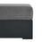 Modway Tahoe Outdoor Ottoman, Gray/Charcoal