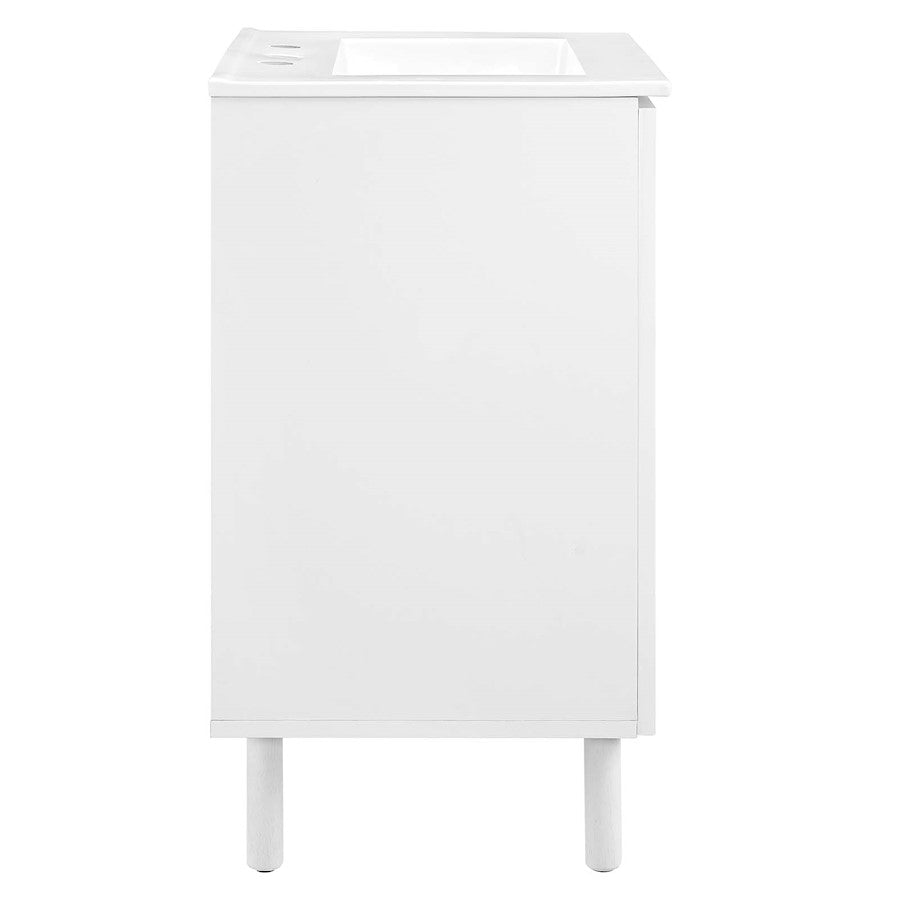 Modway Calla 24" Bathroom Vanity, White - EEI-6677-WHI-WHI