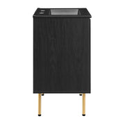 Modway Chaucer 24" Bathroom Vanity, Black - EEI-6694-BLK-BLK