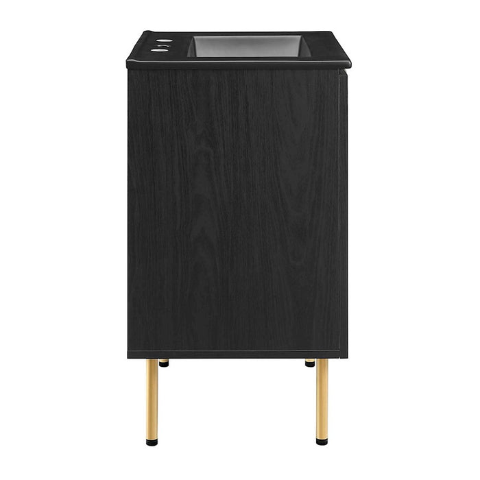 Modway Chaucer 24" Bathroom Vanity, Black - EEI-6694-BLK-BLK