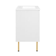 Modway Chaucer 30" Bathroom Vanity, White - EEI-6695-WHI-WHI