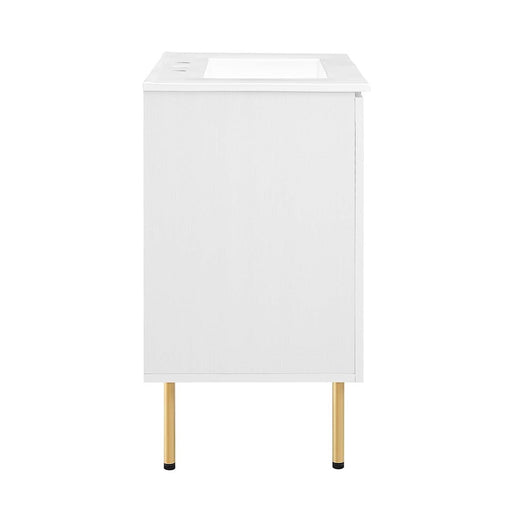 Modway Chaucer 30" Bathroom Vanity, White - EEI-6695-WHI-WHI