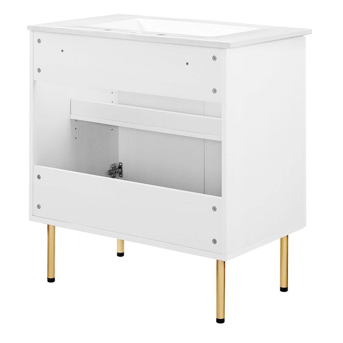 Modway Chaucer 30" Bathroom Vanity, White