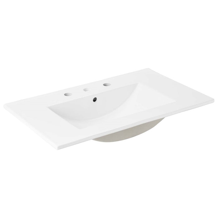 Modway Chaucer 30" Bathroom Vanity, White